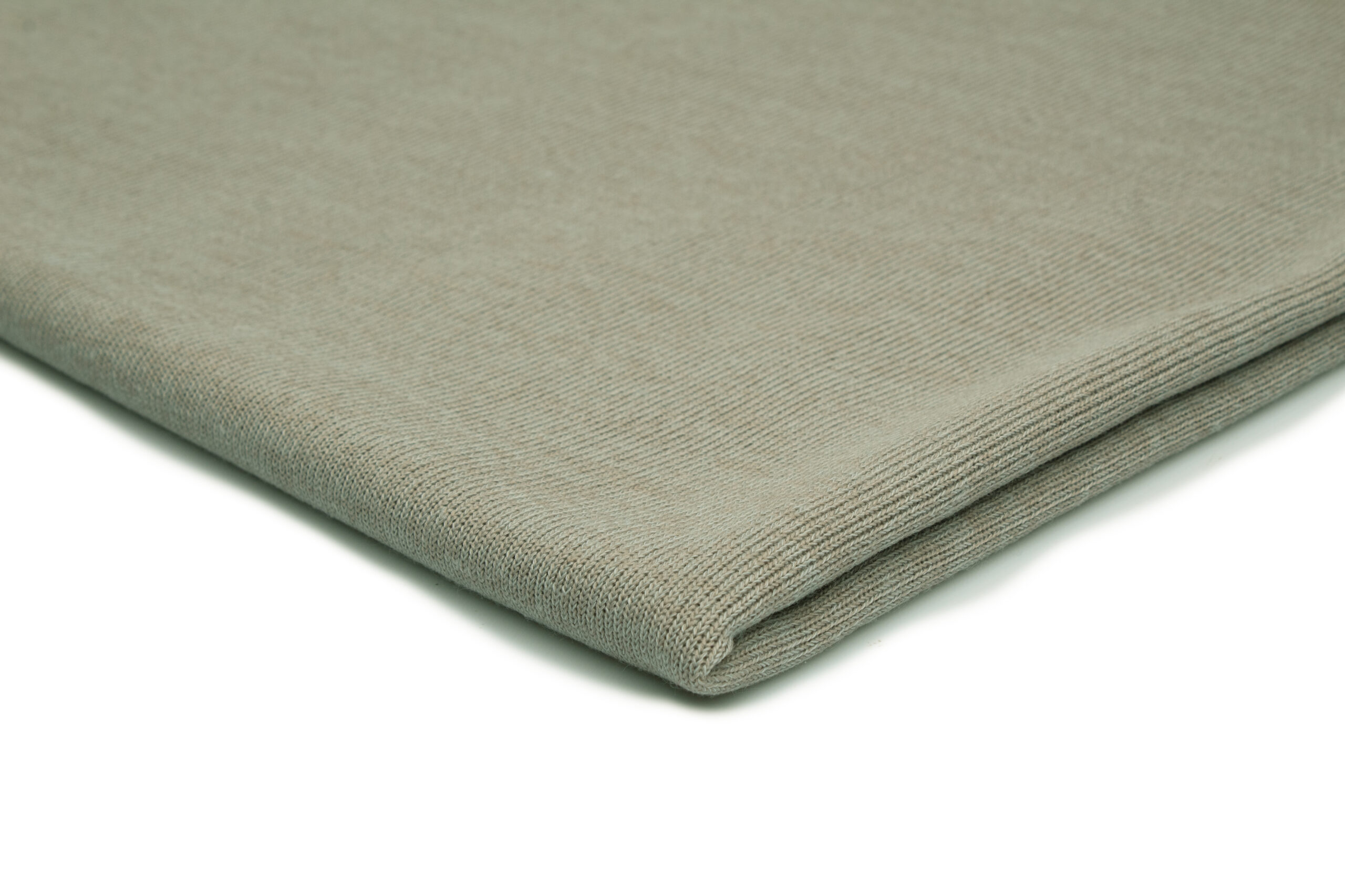 12 A Dzianina Sweterkowa HACCI 210g/m² „Jasny szary”- Sweterkowy look w lekkim wydaniu - obrazek 1