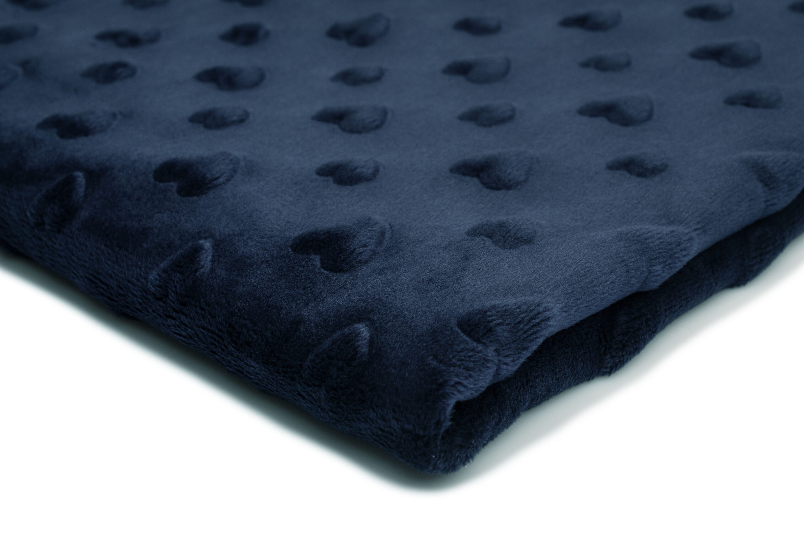 18 A Dzianina Minky Serca 330 g/m² ,,Granat'' – Wyjątkowa miękkość i ciepło w dekoracyjnej formie - obrazek 1