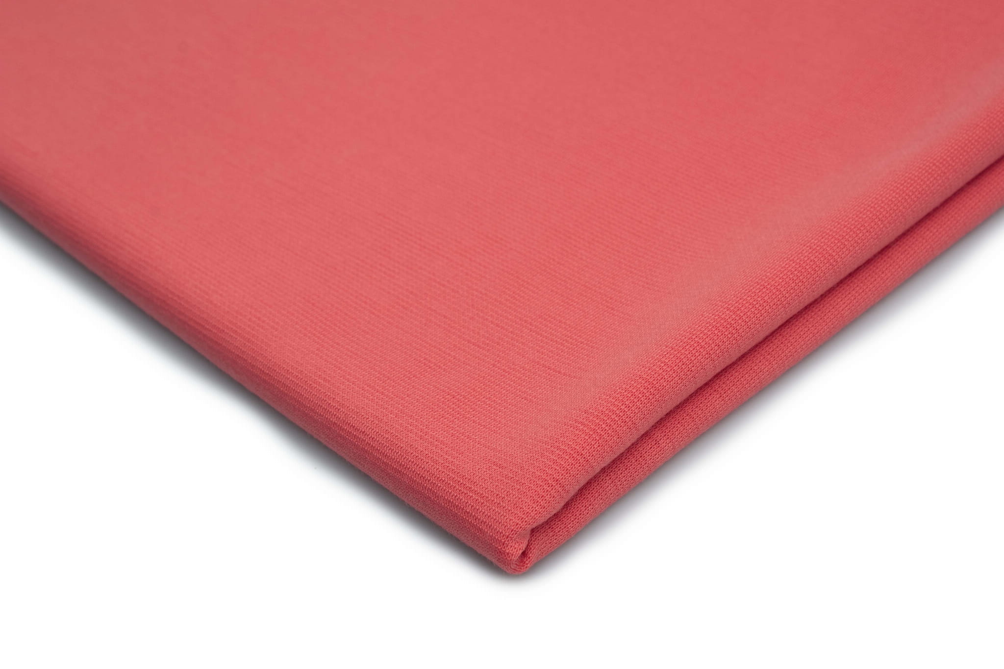 43-A Dzianina Punto Gładkie 240 g/m² „Jasny koral”- Minimalistyczna gładkość – efekt premium - obrazek 1