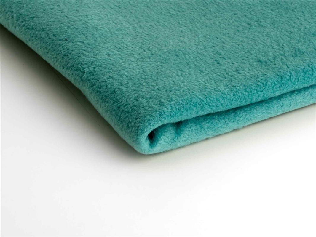 48 Dzianina polarowa antypillingowa 200 g/m² „ Jasny Morski” – na odzież i tekstylia - obrazek 1