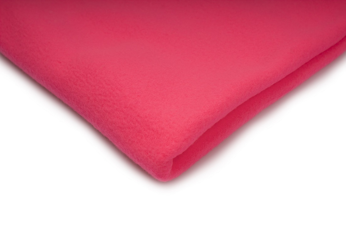 50 — kopia Dzianina polarowa antypillingowa 200 g/m² „ Neonowy róż” – na odzież i tekstylia - obrazek 1