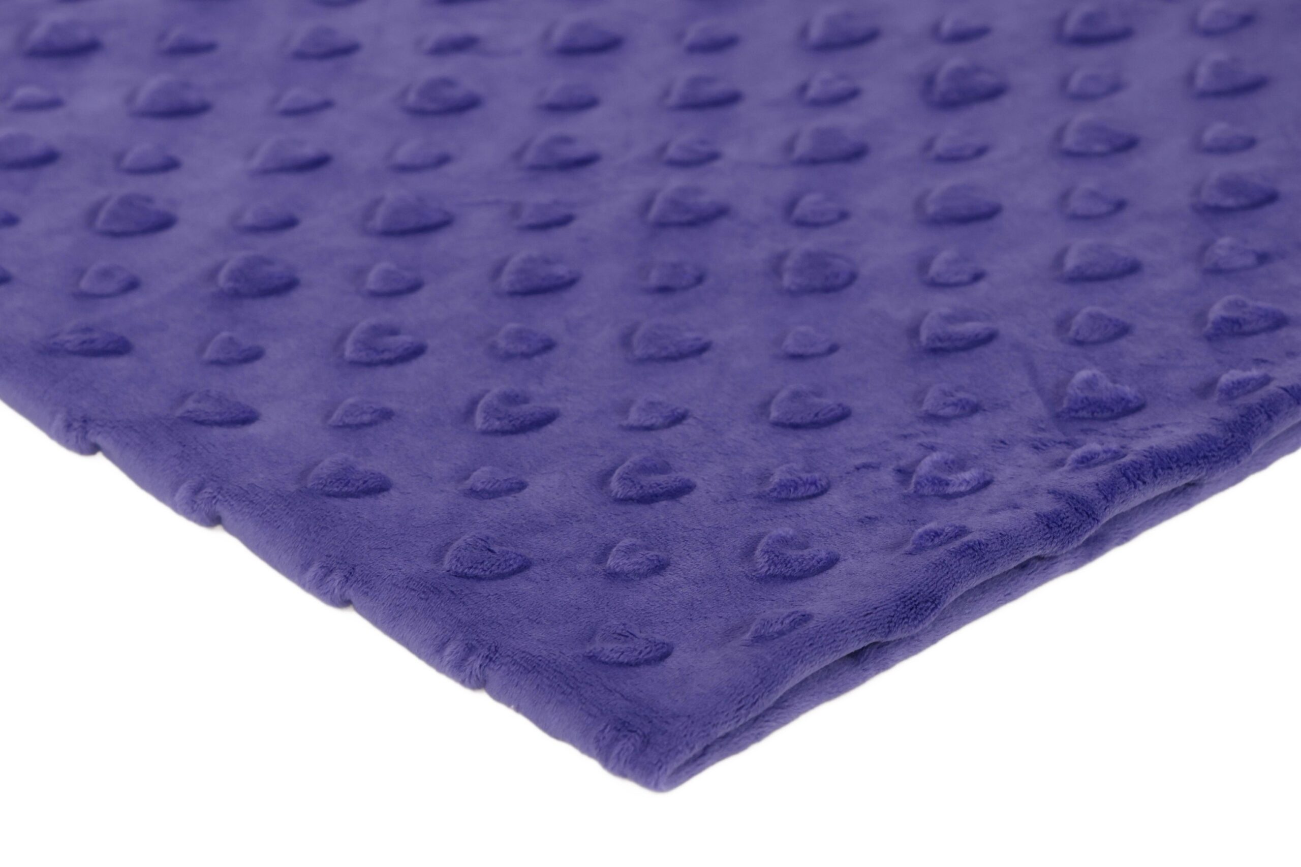 75441336a022e135d1490a0b6faa254b Dzianina Minky Serca 330 g/m² ,,Fiolet'' – Wyjątkowa miękkość i ciepło w dekoracyjnej formie - obrazek 1