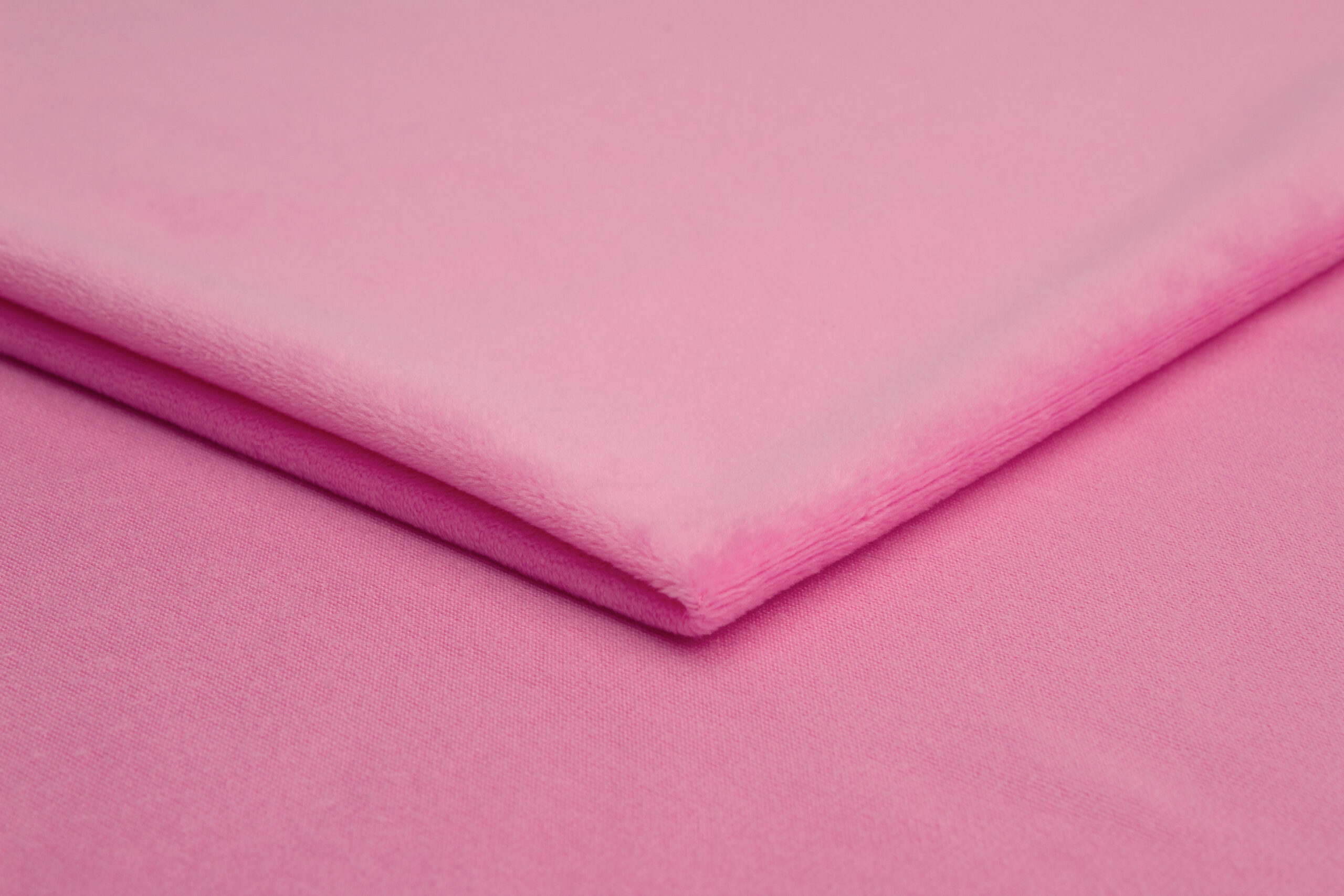 20 A Dzianina Minky Gładkie 220 g/m² ,, Cukierkowy róż''– Otulająca Miękkość, Którą Się Kocha - obrazek 1