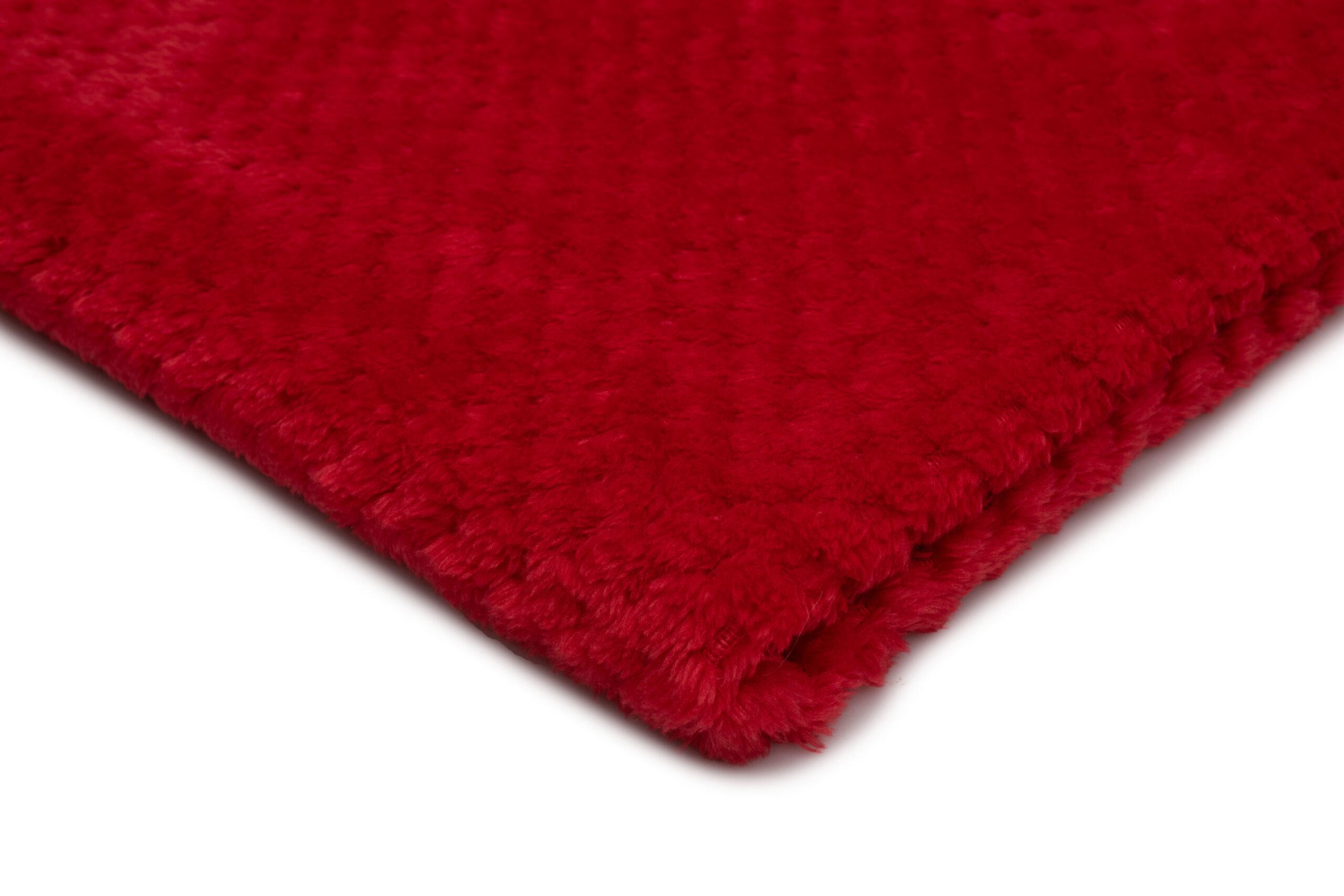 29 A Dzianina Minky Plush Ricky Ananas 270 g/m² ,, Czerwony'' – Miękkość z efektowną strukturą - obrazek 1