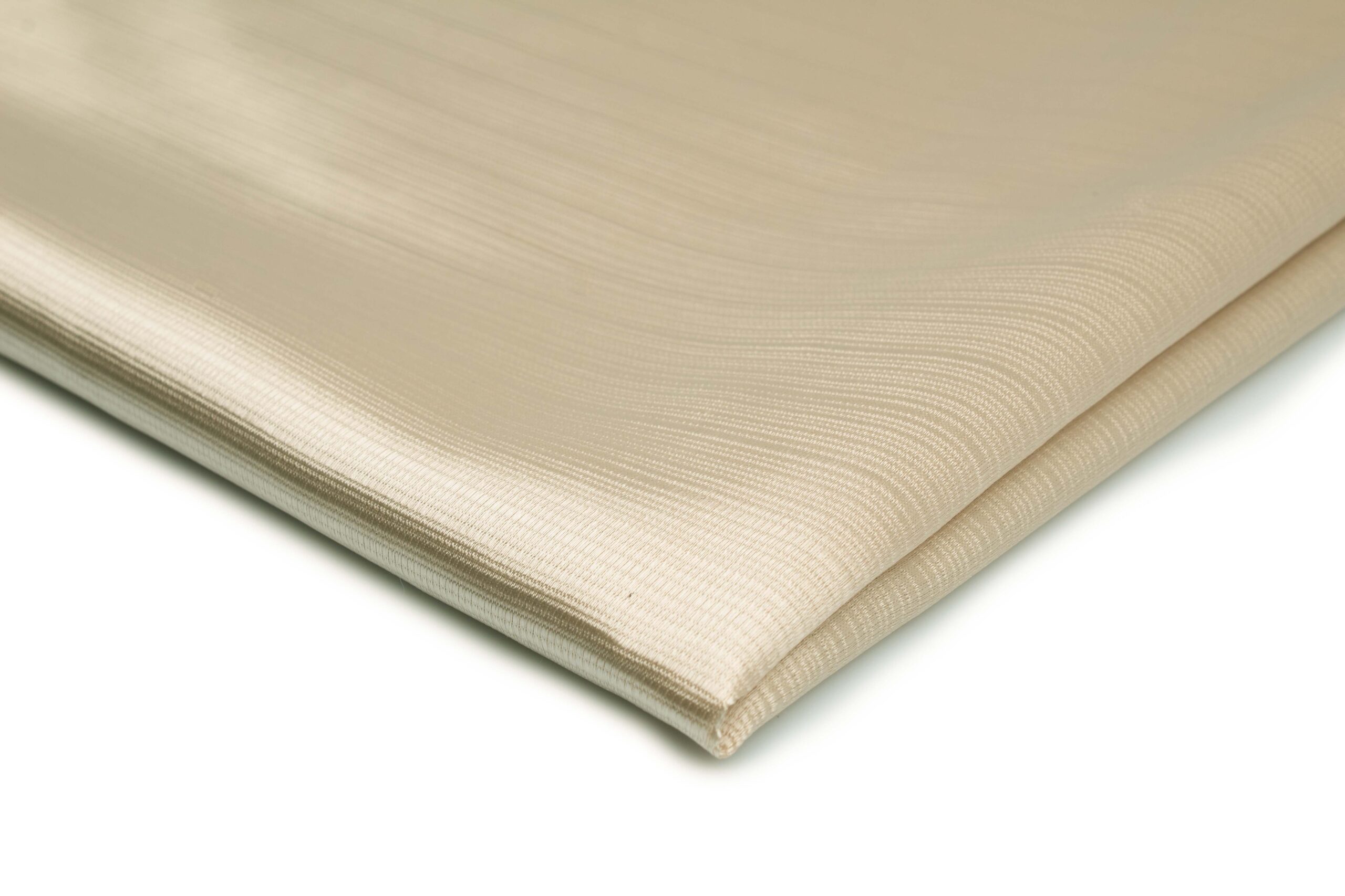 3 A Tkanina Satyna Prążki 90g/m² ,,Jasny beż''- Subtelny połysk z elegancką strukturą - obrazek 1