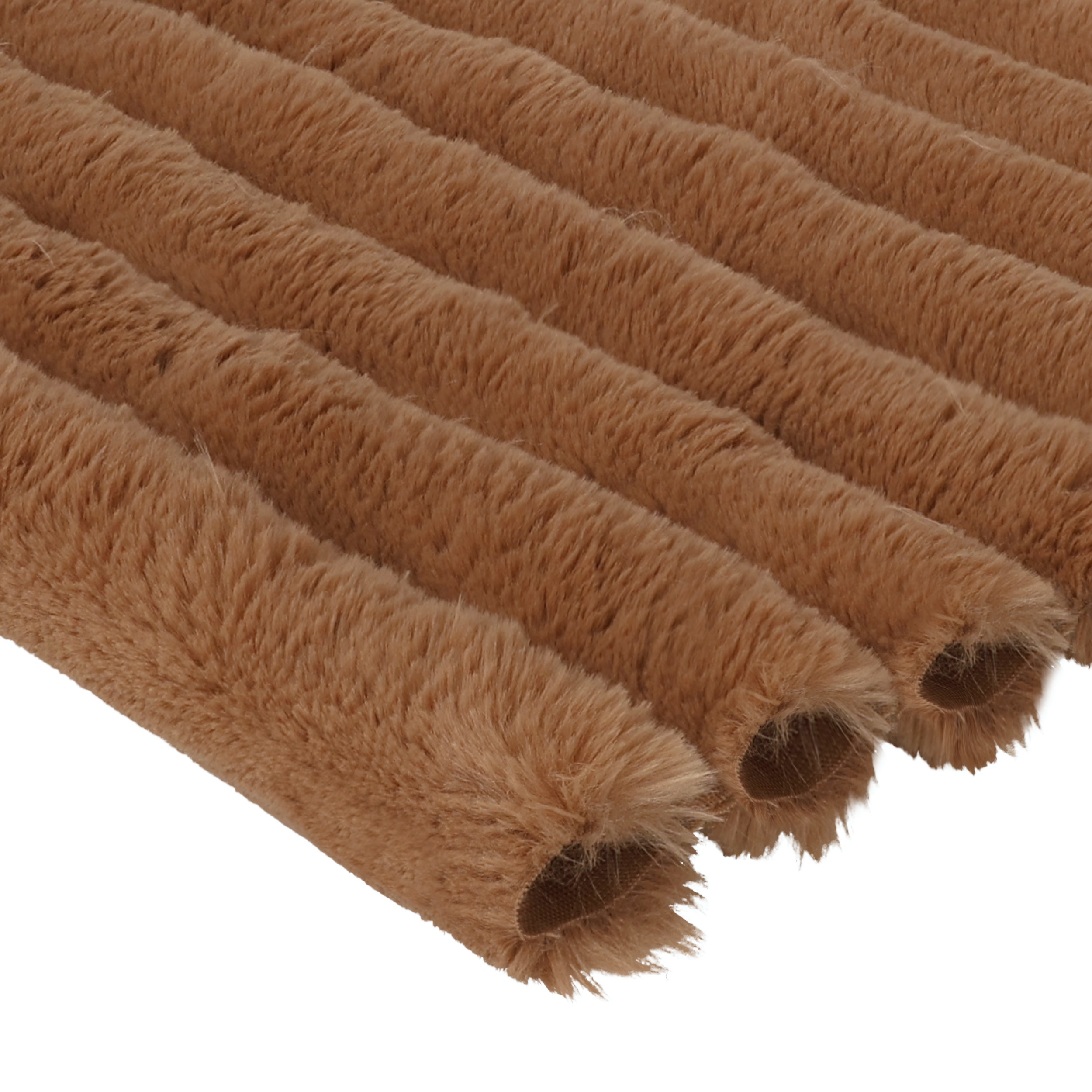 32A Dzianina Minky Paski 5 cm 405 g/m² ,,Toffi''– Otulający Komfort na Najchłodniejsze Dni - obrazek 1