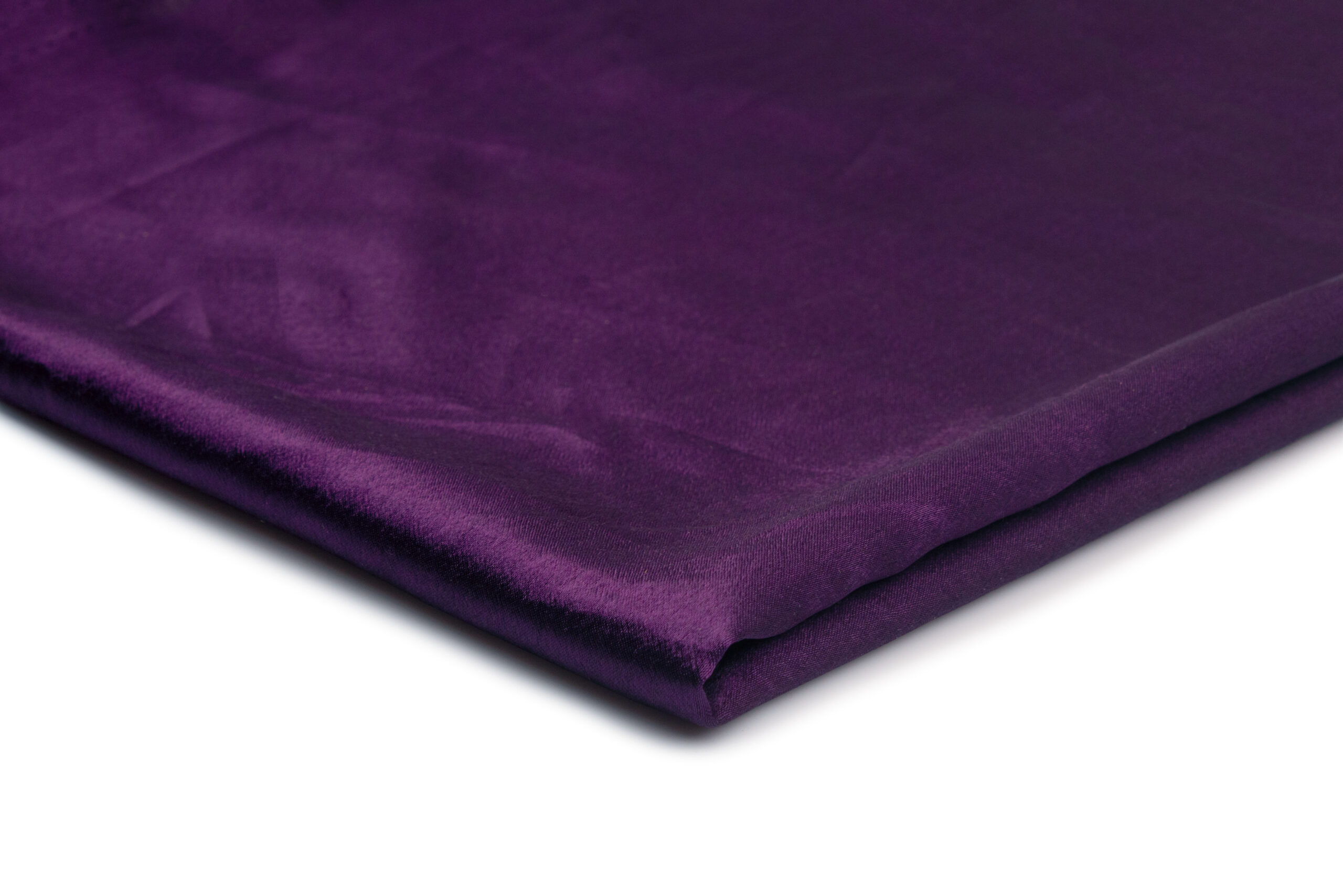 4 A Tkanina Satyna Żorżeta 70g/m² ,,Bakłażan''- Zwiewna Elegancja w Najlżejszej Formie - obrazek 1