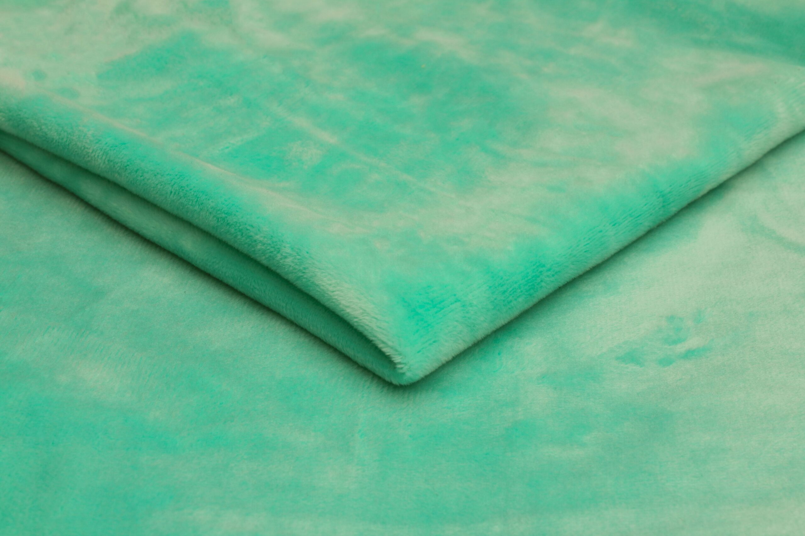 45-1 Dzianina Minky Gładkie 220 g/m² ,,Mięta''– Otulająca Miękkość, Którą Się Kocha - obrazek 1