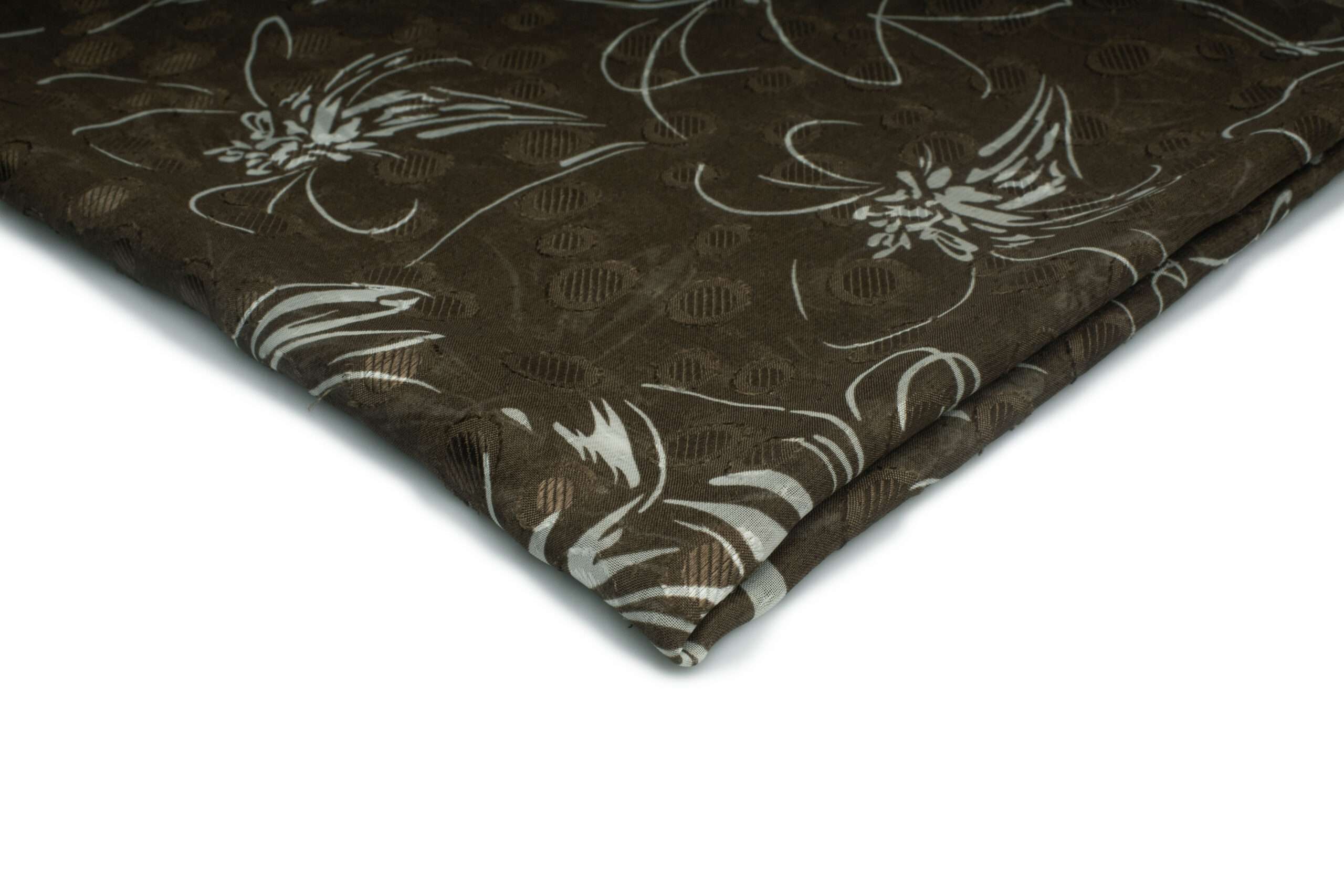 wzór 11 kolor 4 A Tkanina Szyfon Drukowany 70 g/m² Wzór 11 ,,Brąz''- Wyraziste kolory i trwały nadruk - obrazek 1